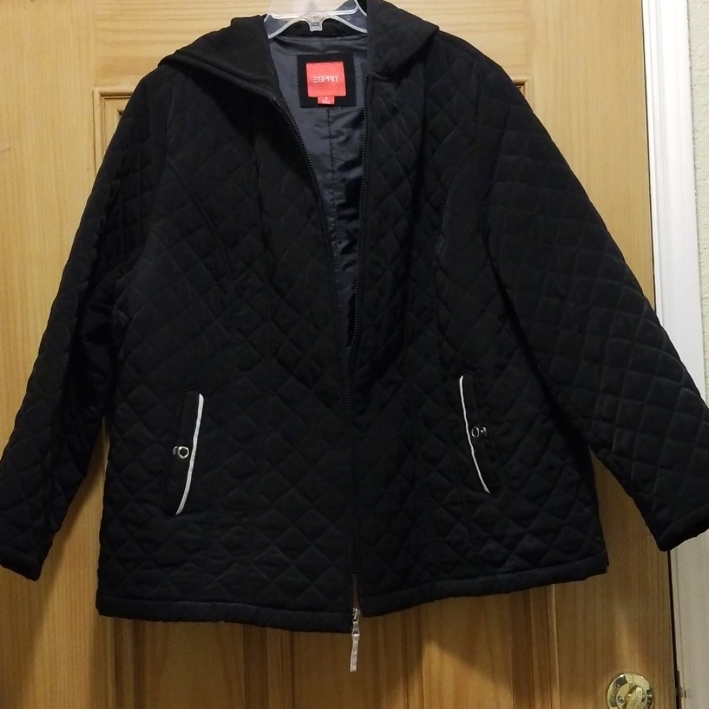 Esprit Quilted Hooded All weather Jacket